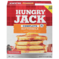 Hungry Jack Pancake & Waffle Mix, Buttermilk, Complete, 80 Ounce