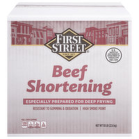 First Street Beef Shortening, 50 Pound