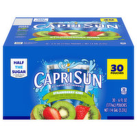 Capri Sun Juice Drink Blend, Strawberry Kiwi, 30 Each