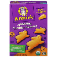 Annie's Baked Crackers, Organic, Cheddar Bunnies, 7.5 Ounce