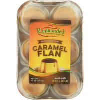 Raymundo's Flan, Caramel, 6 Pack, 24 Ounce