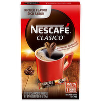 Nescafe Coffee, Dark Roast, 7 Each