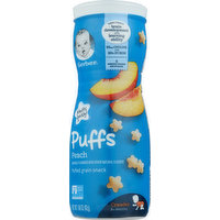 Gerber Puffs, Peach, 1.48 Ounce