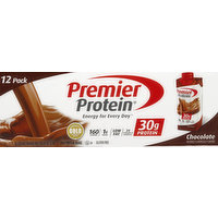 Premier Protein Protein Shake, High, Chocolate, 12 Pack, 12 Each