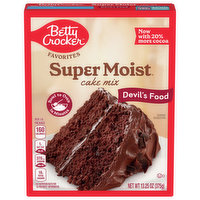 Betty Crocker Cake Mix, Devil's Food, 13.25 Ounce