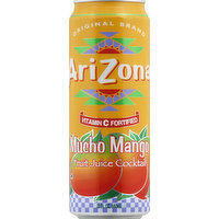 AriZona Fruit Juice Cocktail, Mucho Mango, 23 Ounce