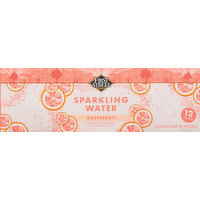 First Street Sparkling Water, Grapefruit, 12 Each