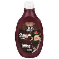 First Street Syrup, Chocolate Flavored, 24 Ounce