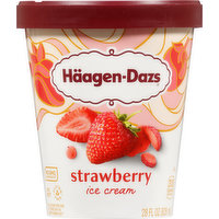 Haagen-Dazs Ice Cream, Strawberry, 28 Fluid ounce