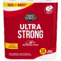 First Street 2 Ply Ultra Strong Mega Bath Tissue, 12 Each