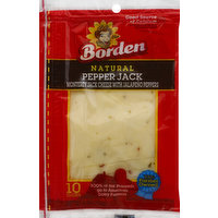 Borden Cheese, Slices, Pepper Jack, 10 Each
