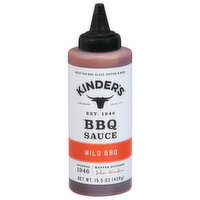 Kinder's BBQ Sauce, Mild BBQ, 15.5 Ounce