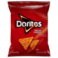 Doritos Tortilla Chips, Nacho Cheese, 2.75 Ounce