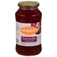 Manischewitz Borscht, with Beets, 24 Fluid ounce
