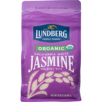 Lundberg Gourmet Rice, Organic, California White Jasmine, 32 Ounce