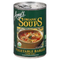 Amy's Soups, Low Fat, Organic, Vegetable Barley, 14.1 Ounce