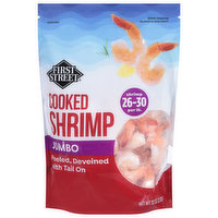 First Street Shrimp, Cooked, Jumbo, 2 Pound