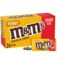 M&M'S M&M's King Size Peanut Chocolate Candy Bulk Box, 24 ct, 78.48 Ounce