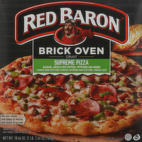 Red Baron Pizza, Supreme, Brick Oven Crust, 18.64 Ounce