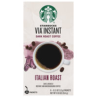 Starbucks Coffee, 100% Arabica, Dark Roast, Italian Roast, 8 Each
