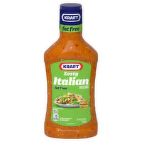 Kraft Dressing, Zesty Italian, Fat Free, 16 Ounce