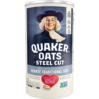 Quaker Oatmeal, 100% Whole Grain Oats, Steel Cut, Hearty Traditional, 30 Ounce