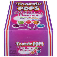 Tootsie Pops Lollipop, Wild Berry Flavors, 100 Each