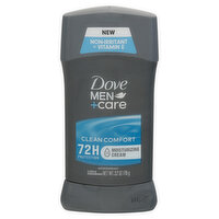 Dove Men+Care Antiperspirant, Clean Comfort, 72H Protection, 2.7 Ounce