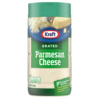 Kraft Cheese, Parmesan, Grated, 8 Ounce
