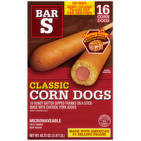 Bar S Classic Corn Dogs, 16 Each