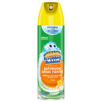 Scrubbing Bubbles Bathroom Grime Fighter, Disinfectant, Citrus, 20 Ounce