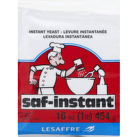 Saf-instant Yeast, Instant, 16 Ounce