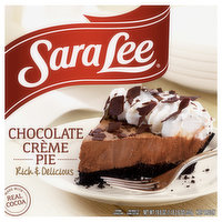 Sara Lee Pie, Chocolate Creme, 19.6 Ounce