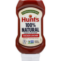Hunt's Tomato Ketchup, 100% Natural, Thicker & Richer, 20 Ounce