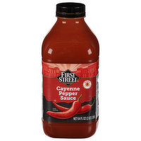 First Street Cayenne Pepper Sauce, Medium, 64 Ounce