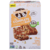 Lenny & Larry's The Complete Cookie-Fied Bar, Peanut Butter Chocolate Chip, 4 Each