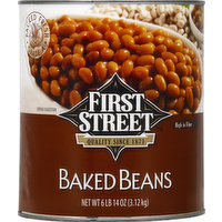 First Street Beans, Baked, 110 Ounce