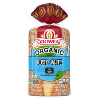 Oroweat Bread, Organic, Rustic White, 765 Gram