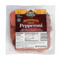 First Street Sliced Pepperoni, 12 Ounce