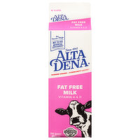 Alta Dena Milk, Fat Free, 1 Quart
