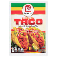 Lawry's Chicken Taco Spices & Seasonings, 1 Ounce