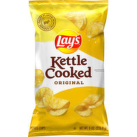 Lay's Potato Chips, Original, Kettled Cooked, 8 Ounce