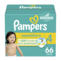 Pampers Diaper Size 4 66 Count, 66 Each