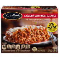 Stouffer's Lasagna, with Meat & Sauce, 10.5 Ounce