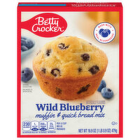 Betty Crocker Muffin & Quick Bread Mix, Wild Blueberry, 16.9 Ounce