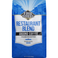 First Street Coffee, Ground, Medium Roast, Restaurant Blend, 5 Pound