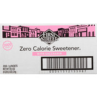 First Street Sweetener with Saccharin, Zero Calorie, 2000 Each