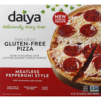 Daiya Pizza, Gluten-Free, Thin Crust, Meatless Pepperoni Style, 16.7 Ounce