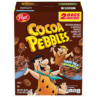 Cocoa Pebbles Cereal, 2 Each