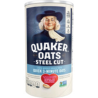Quaker Oats, Quick 3-Minute, Steel Cut, 25 Ounce